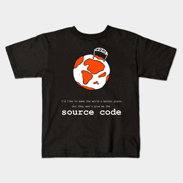 Give me the source code Kids T-Shirt by devteez